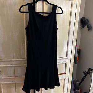 Ralph Lauren Black Sleeveless Midi Dress